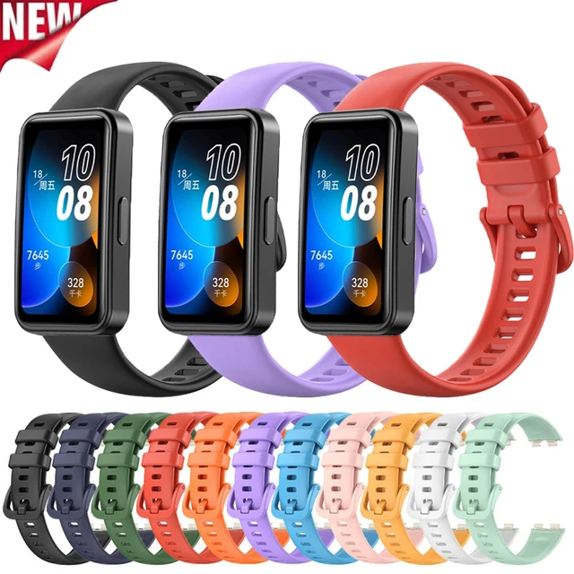 Watchband For Huawei Band 7 Strap Silicone Sport Replacement Bracelet  Wristband For Huawei Band7 correa Smartwatch Accessories - AliExpress