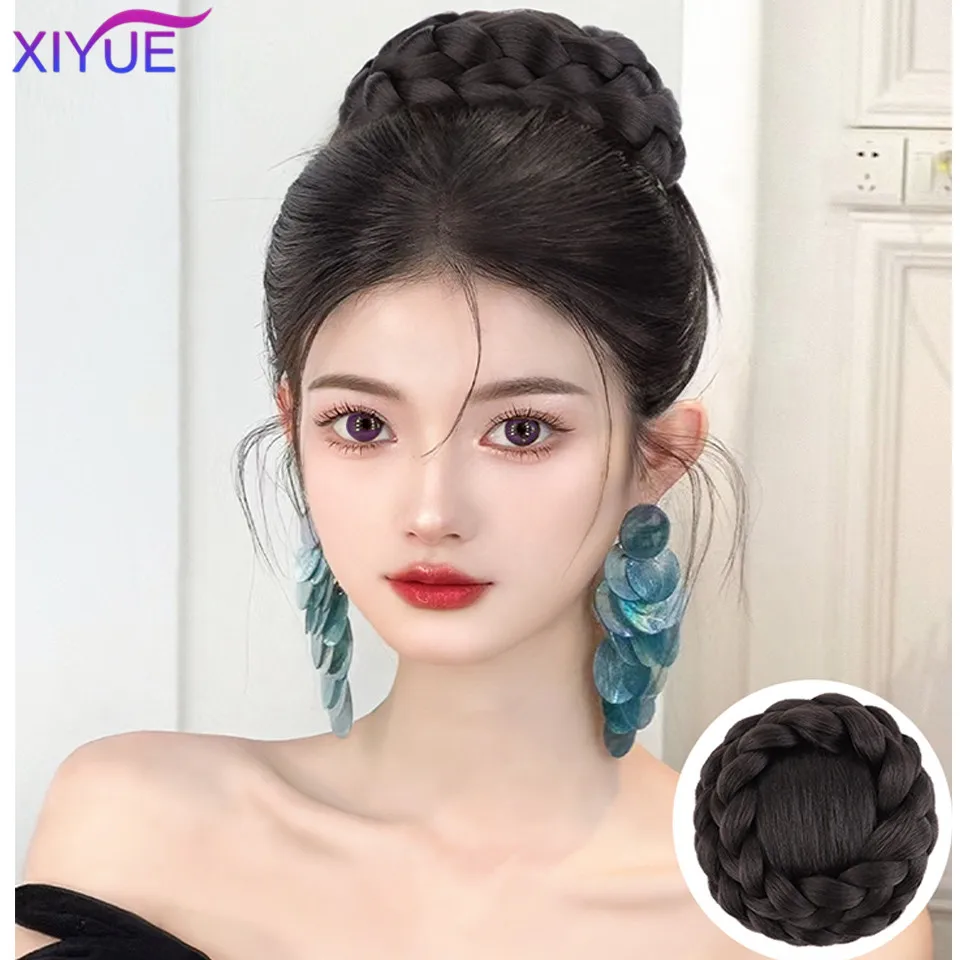 XIYUE 천금 공주 머리 가발, 클램핑 클립, 한푸 고대 중국 스타일, 헤어 ..