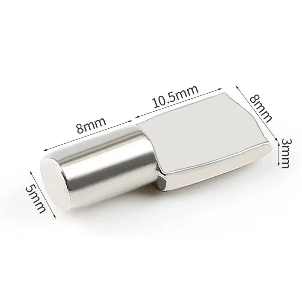 10pcs Mini Laminate Support Pegs Spoon Shape Shelf Bracket Furniture Hardware Glass Plate Holder Cabinet Closet Fixing Bracket 4