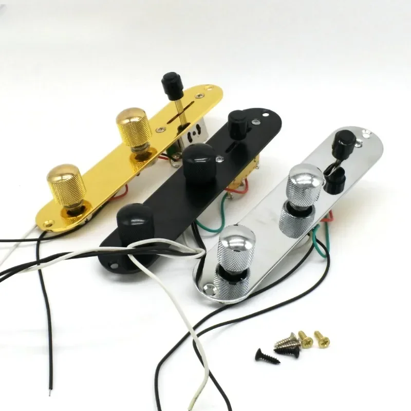 1PC Way Wired Loaded Prewired Control Plate Harness Switch Knobs for Tele Telecaster Guitar Parts Guitar Accessories