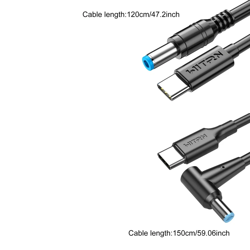 USB Charging Cable 120cm USB C Type C PD to 12V 5.5x2.5mm For Router Laptop etc.