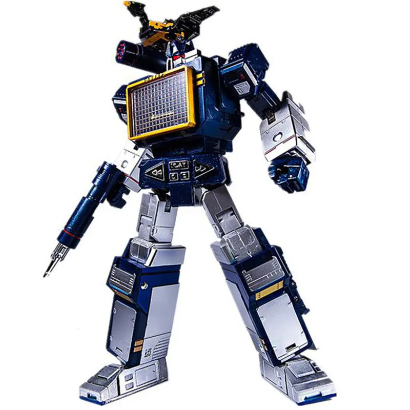 Фото THF THF-01J Soundwave 25 см KO MP13 шедевр трансформер экшн-фигурка игрушка Soundblaster модель фильма деформация автомобиль робот №2