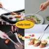 12inch Kitchen Tweezers Fine Tweezer Tongs Extra-Long Stainless Steel Cooking Tweezers for Kitchen Food Cooking Sea Food and BBQ 3