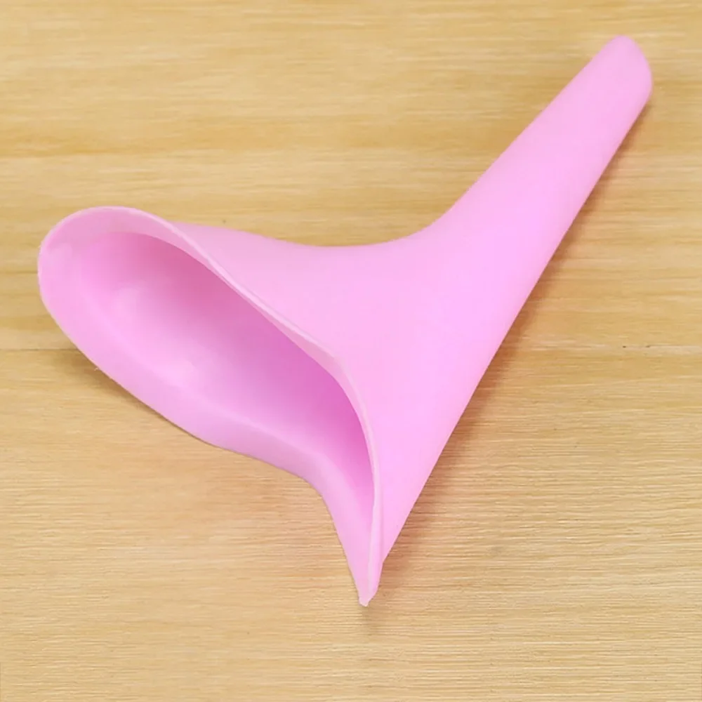 Silicone Pee Funnel for Women Standing Piss Female Urinal for Travel Femme Urinating Device Portable Toilet Emergency Camping