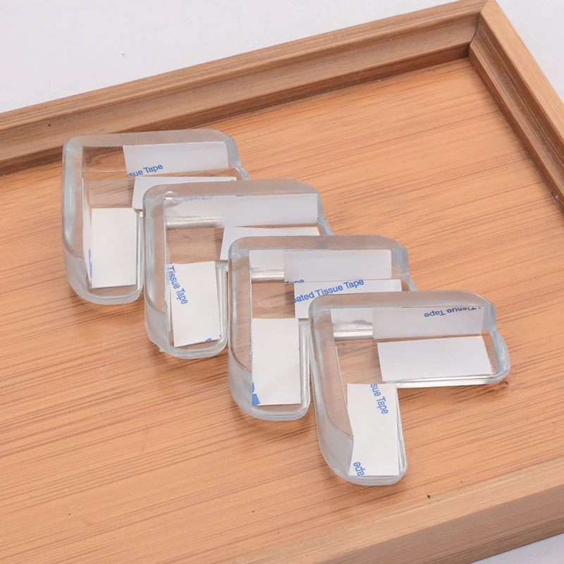 4pcs/set Table Corner Protector Guards Baby Kids Safety Furniture Teapoy Table Conner Edge Cover Pad Protection Shield