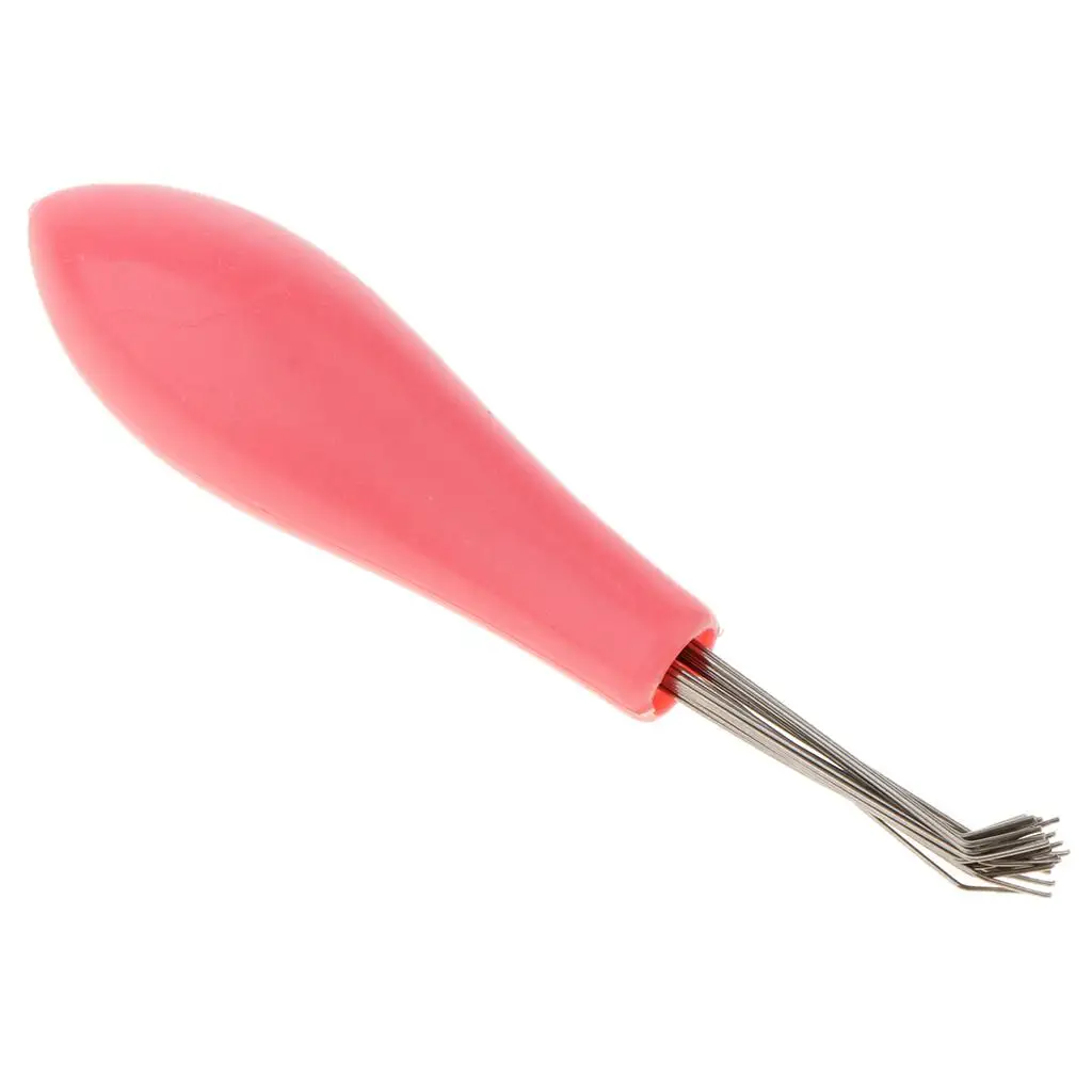 청소 내장 헤어 브러시 핸들 도구, 빗 클리너, 헤어 8cm