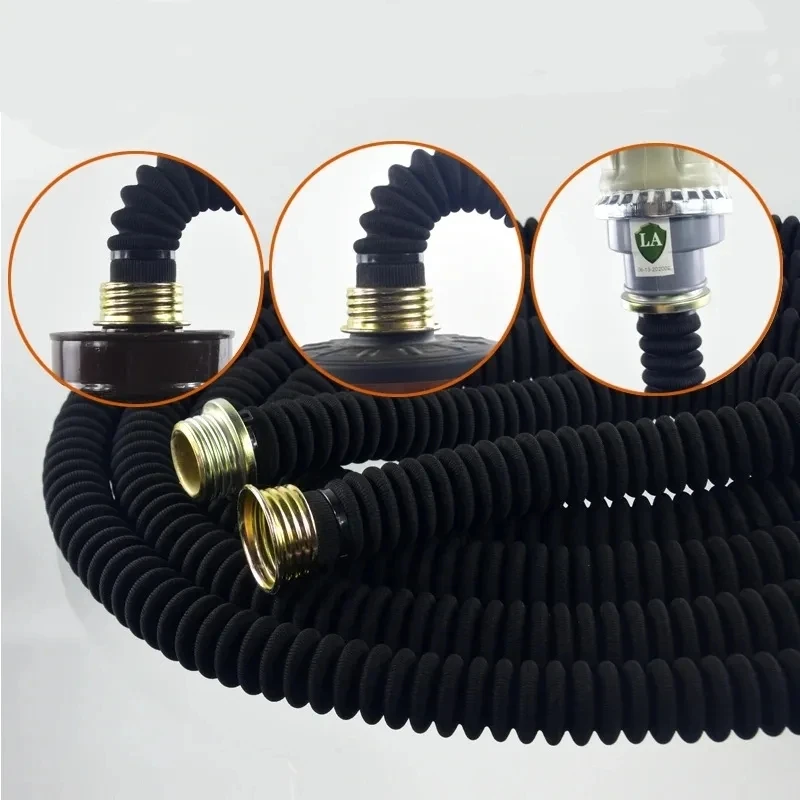 Gas Mask 0.5M 1M 40MM interface snorkel Wear resistant Anti-aging Connecting pipe