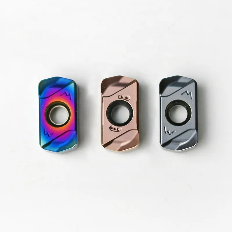 Utensili Da Taglio Per Tornitura Cnc Meteorite Lnmu0303Zer-Mj Nano-Blue Metal Hardstone Blade Inserti In Metallo Duro Fresa A Doppia Faccia