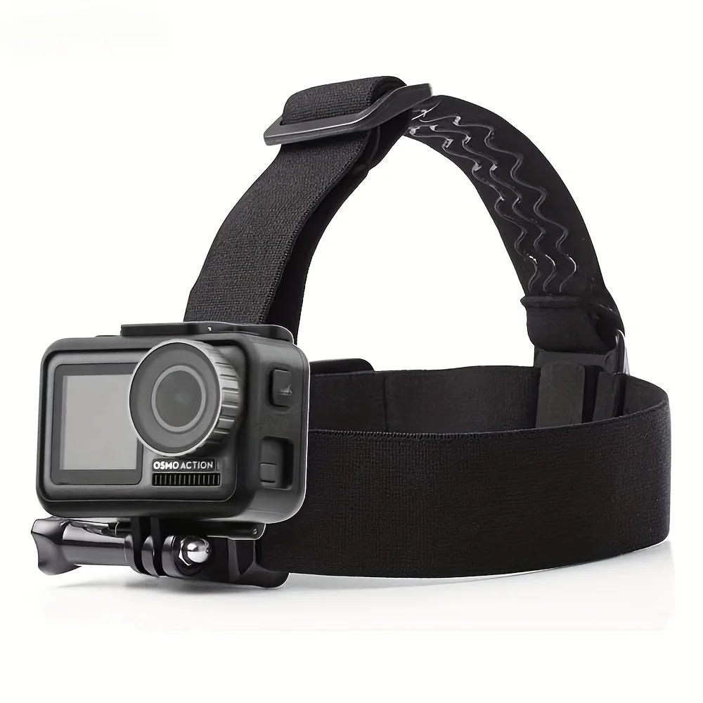 Verstellbares GoPro-Kopfband - Freihändige Halterung für Hero 12/11/10/9/8/7/6/5/4