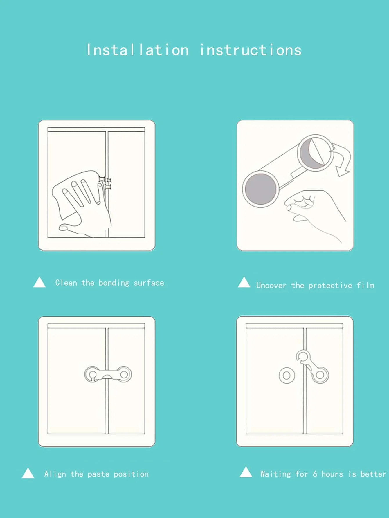 1/5/10pcs Multi-functional safety lock Baby safety cabinet drawer door buckle household white bathroom refrigerator lock