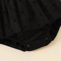 Baby Mädchen Strampler Kleid mit Fliegenärmeln – Bild 5