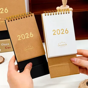 Calendario da tavolo annuale 2026 Agenda mensile giornaliera con elenco delle cose da fare Libro di gestione del tempo per organizzare il tuo programma