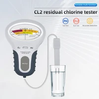 2 In 1 Chlorine Detector PH & CL2 Meter Swimming Pool Spa Chlorine Monitor Tester Aquarium Hot Spring Water Quality Tester 1