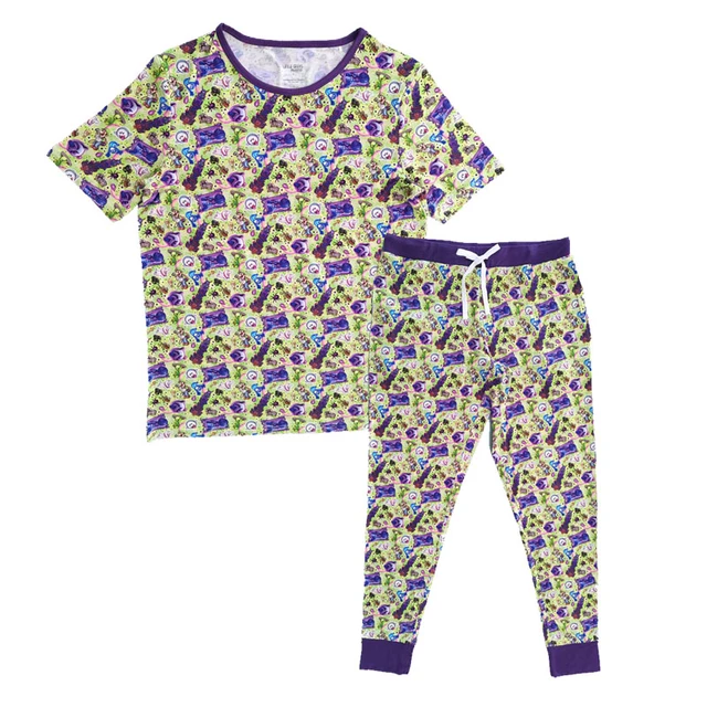 WiWi Women's Pajamas Set Printed Viscose from Bamboo Lounge Sets