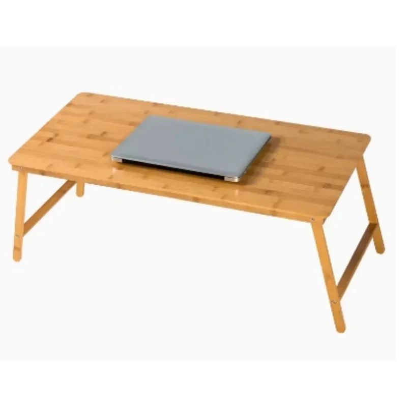 

Foldable Laptop Table for Bed, Bamboo Bed Desk, Breakfast Serving Bed Tray, Portable Mini Picnic Table Storage Space Laptop Desk