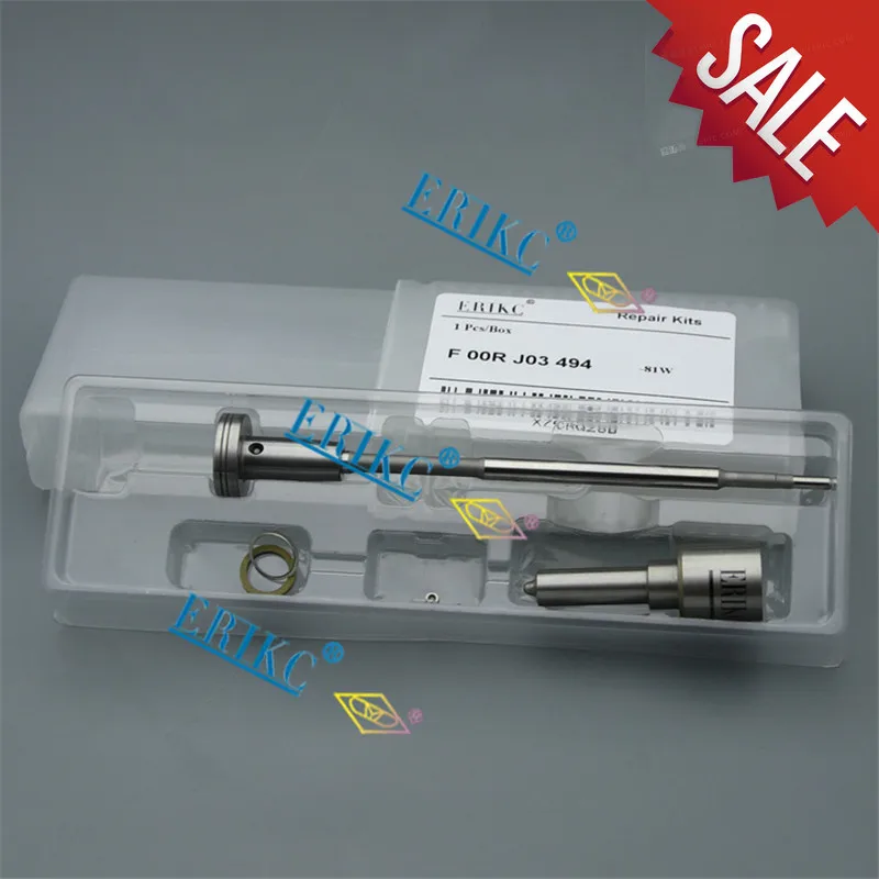 

ERIKC F00RJ03494 Injector Repair Kits F 00R J03 494 Nozzle DLLA150P1828 Auto Fuel F00R J03 494 for 0 445 120 163 / 0 445 120 226