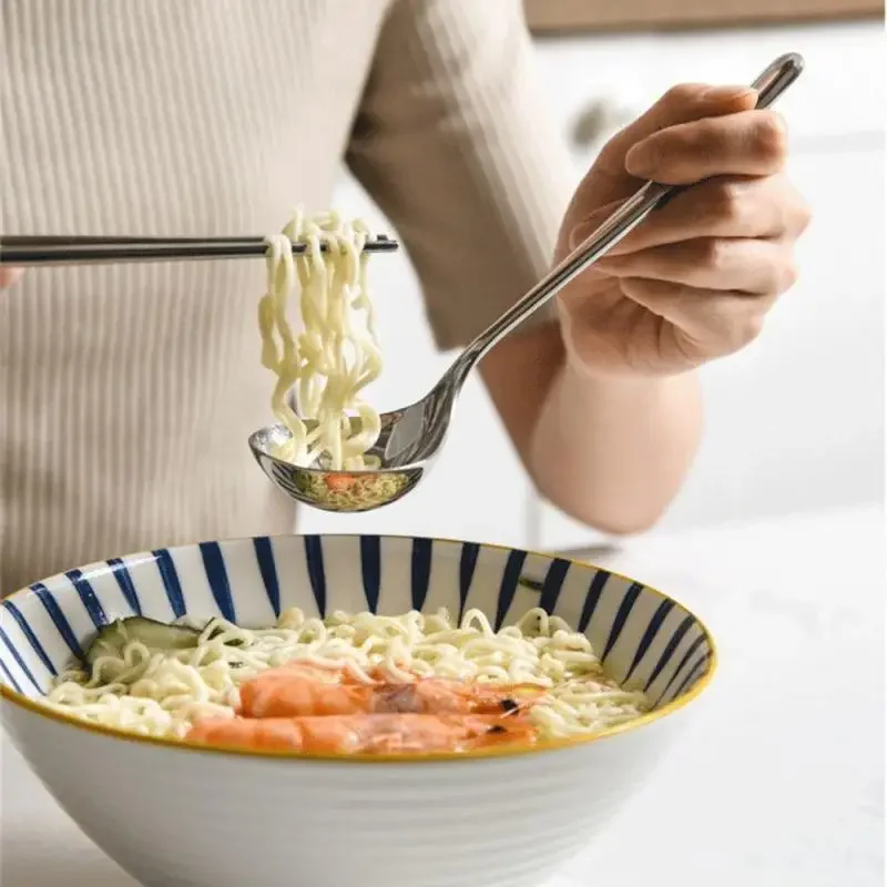 Stainless Steel Ladle Durable Tablespoon Small Spoon Mirror Reflection Household Kitchen Bar Supplies Creativity For stainless steel spoon