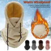 High Quality Arctic Velvet Sherpa Hood Ski Mask Adjustable 3 in 1 Warm Hood Warm Tool Thicken Neck Warm Hooded Men Women 2