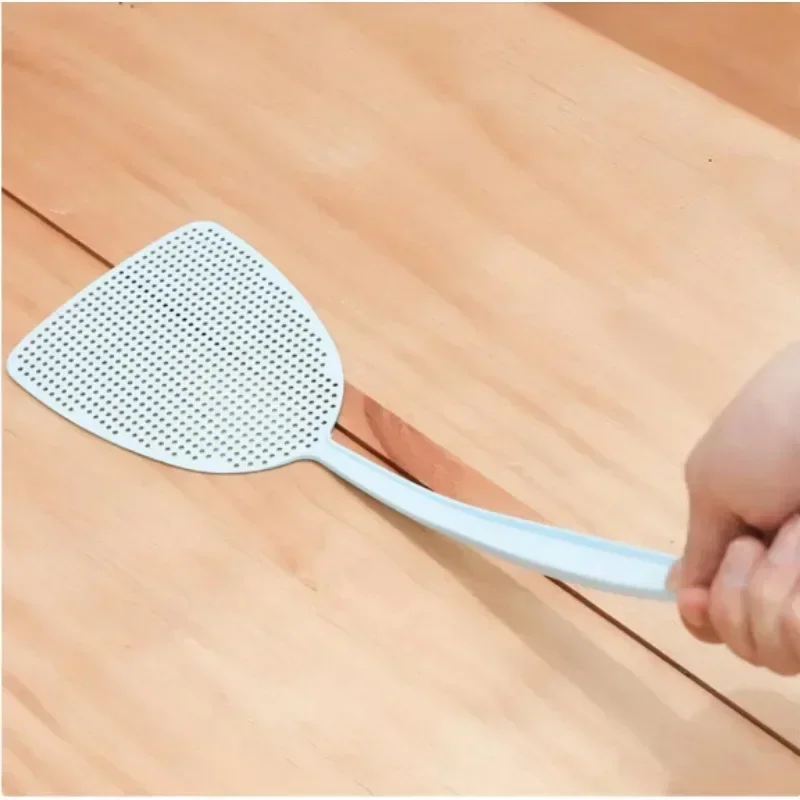 Long Handle Plastic Fly Swatter Mosquito Swatter Manual Pest Control Mosquito Killer Home Garden Kitchen Insect Repellent Tool