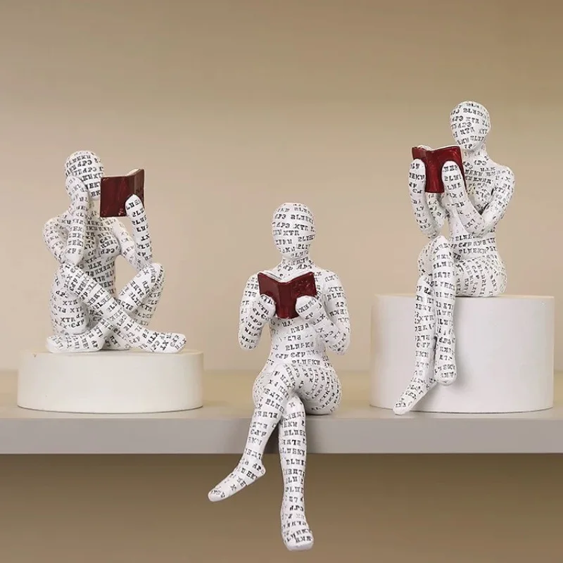 송진 학자의 창의적인 예술 디자인, 모던 홈 오피스 책장 TV 캐비닛 액세서리, 책상 장식 선물 