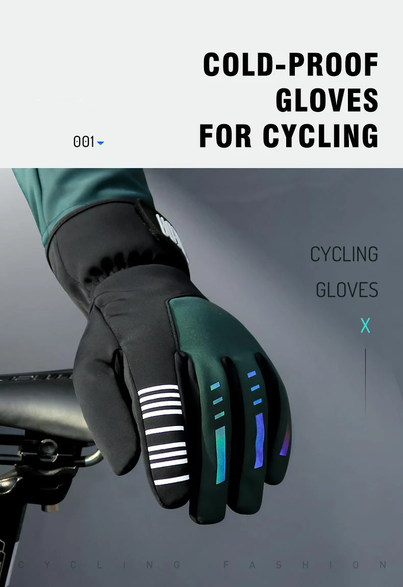 Description Picture 3 of itemLameda Thermal Gloves Autumn Winter Warm Cycling Gloves Windproof Waterproof Mountain Biking For Men Women Bicycle Accessories
