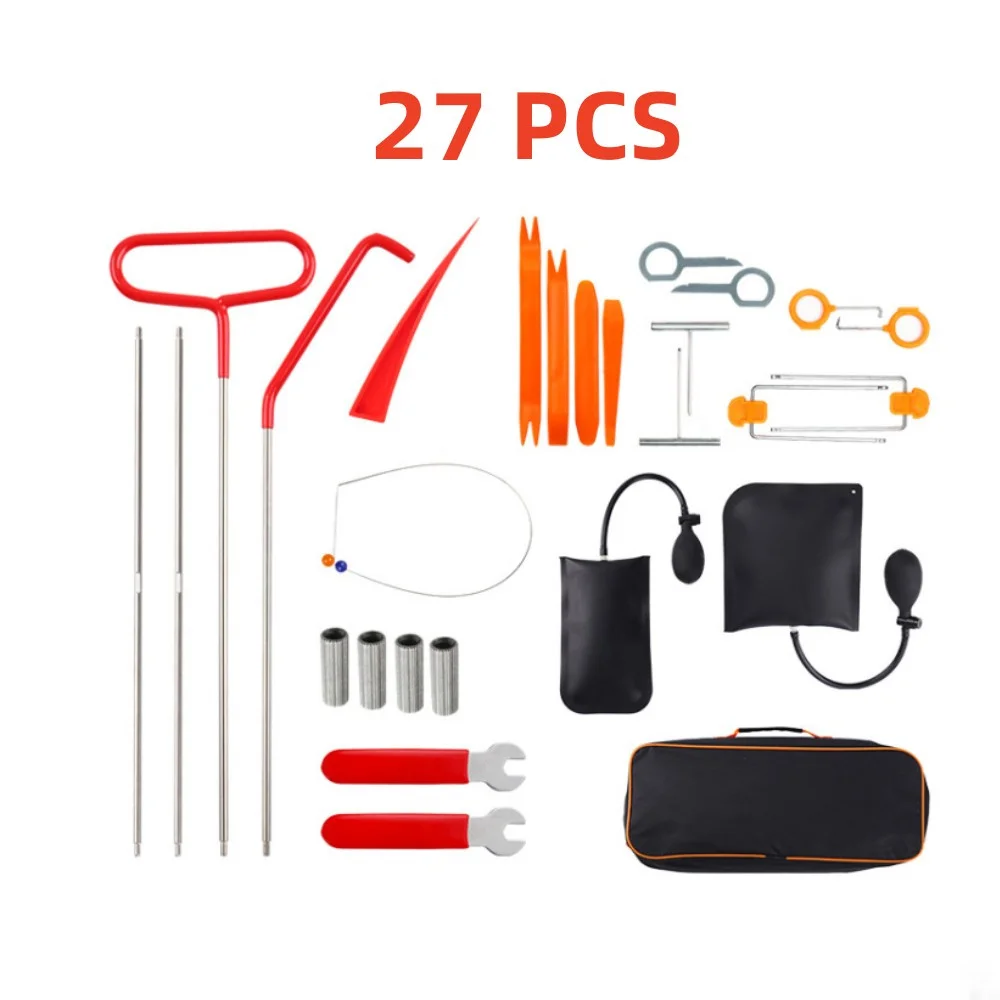 

New Car Wedge Pump Locksmith Thickened Door Repair Air Cushion Emergency Open Unlock Tool Kit With Long Reach Grabber