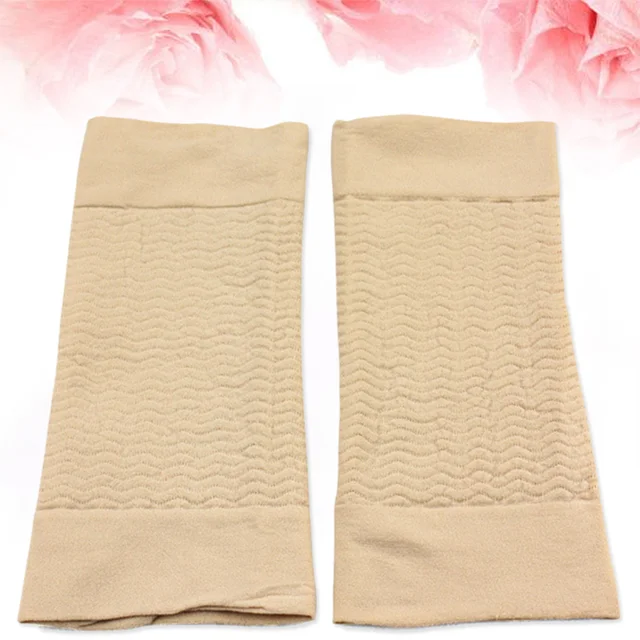1 Pair Compression Shaper Sleeve Elastic Slimming Upper Arm Sleeves For Workout Fitness Forearm Support Sport Arm Shapers 6