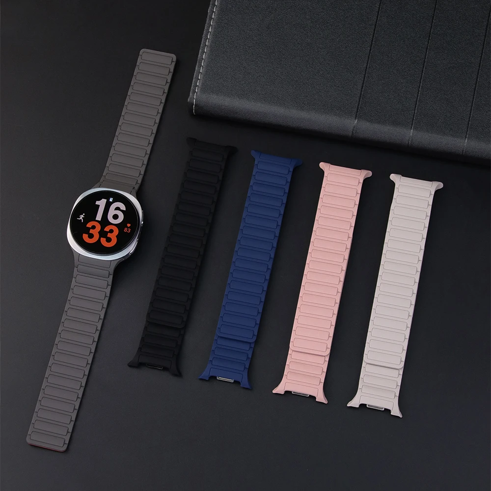 Silicone Magnetic Sport Loop Strap Band – Universal Fit