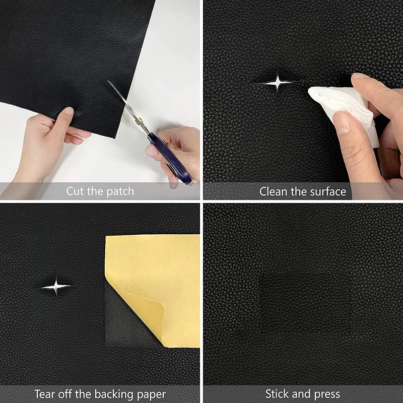 1Pc Leather Repair Patches 10x20cm Self-Adhesive Leather Couch Patch  Leather Repair Tape Waterproof for Couches