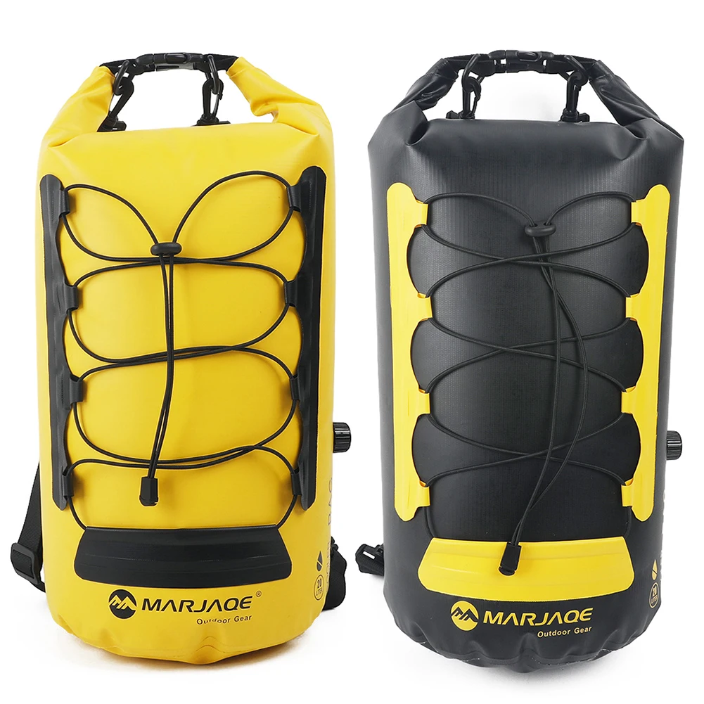20L Backpack Organizer Dry Wet Separation Outdoor Storage Backpack Collapsible Lightweight for Kayaking Rafting Boating Swimming