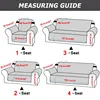 Sofa Covers Waterproof Sofa Slipcovers 1/2/3/4 Seater Non Slip Cover For Kids Pets Washable Sofa Protector With Elastic Strap 2