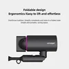 110V,220V Hair Dryer Foldable Storage 1800W High-Power EU/US/UK Plug Air Supply Hood And Nozzle Hammer Hair Dryer 2024 New Model 5