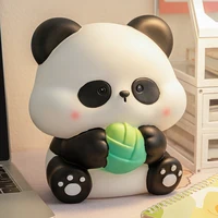 Creative Panda Piggy Bank One-Way Coin Slot Anti-Theft Design Large Capacity Money Box Kids Adults Animal Shaped Savings Jar​ 1