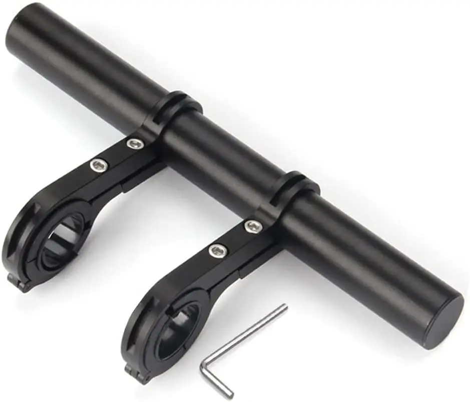 Bicycle multi-function extension extension rack aluminum alloy handlebar extender rack used for stopwatch lamp bracket