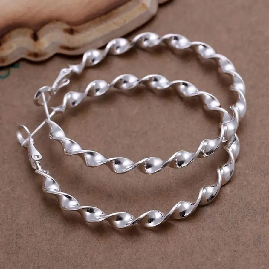 Рисунок 3 - Женские серьги-кольца из серебра 925 пробы