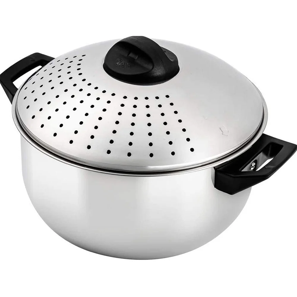 Xiaomi Stainless Steel Pasta Pot With Strainer Lid And Locking Feature Saucepan Cooker Noodle Cooking Pots For Kitchen Cookware