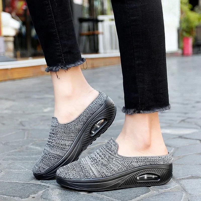 

Women Wedge Slippers Premium Slippers Vintage Anti-slip Casual Female Platform Retro Shoes Plus Size Orthopedic Diabetic Sandals