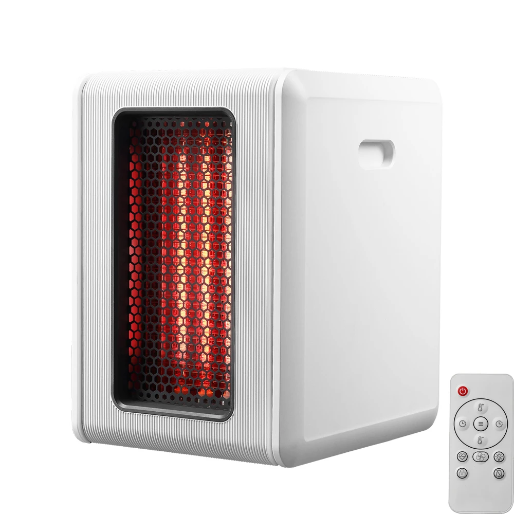 

Hight Quality White Remote Controlled Room Patio Portable PTC Electric Fan Heaters