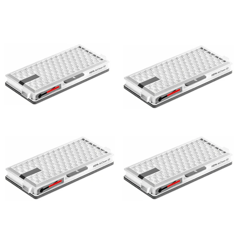 Rediboom SF-HA50 - Confezione da 2 filtri HEPA per aspirapolvere, compatibile con filtro Miele AirClean, serie S4/S5/S4000/S5000/S6000/S8000, colore: bianco