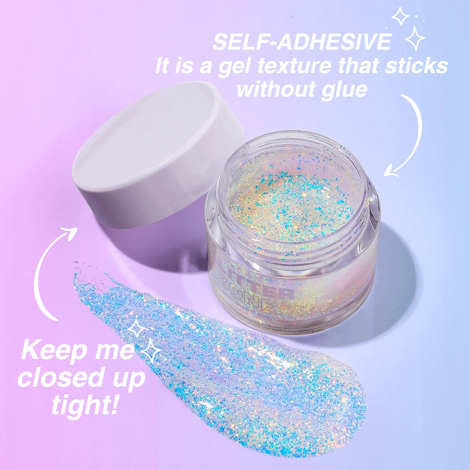 Jelly Eye Glitter Nail Hair Body Face Glitter Gel Art Flash Loose Sequins Cream High Gloss Festival Makeup Laser Glitter Shining 2