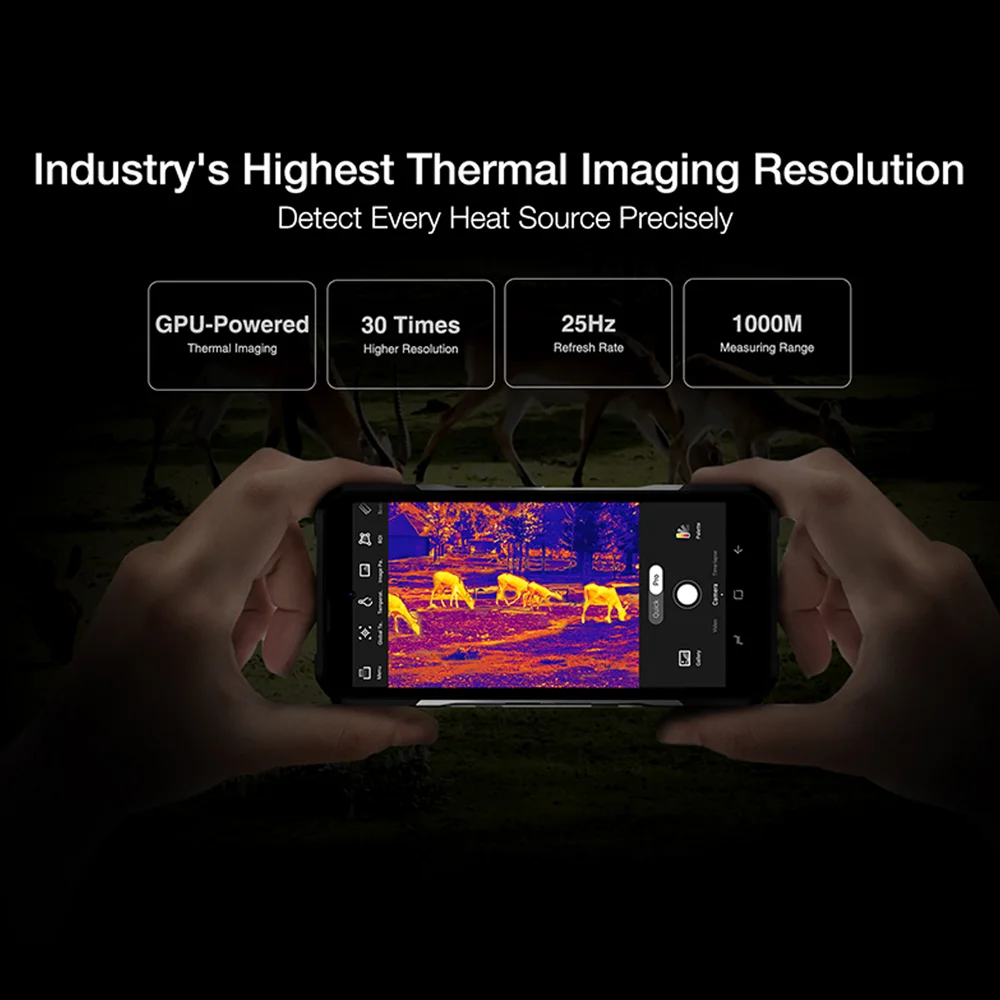 DOOGEE® V20 Pro 1000m high precision thermal imaging 5G Rugged Phone