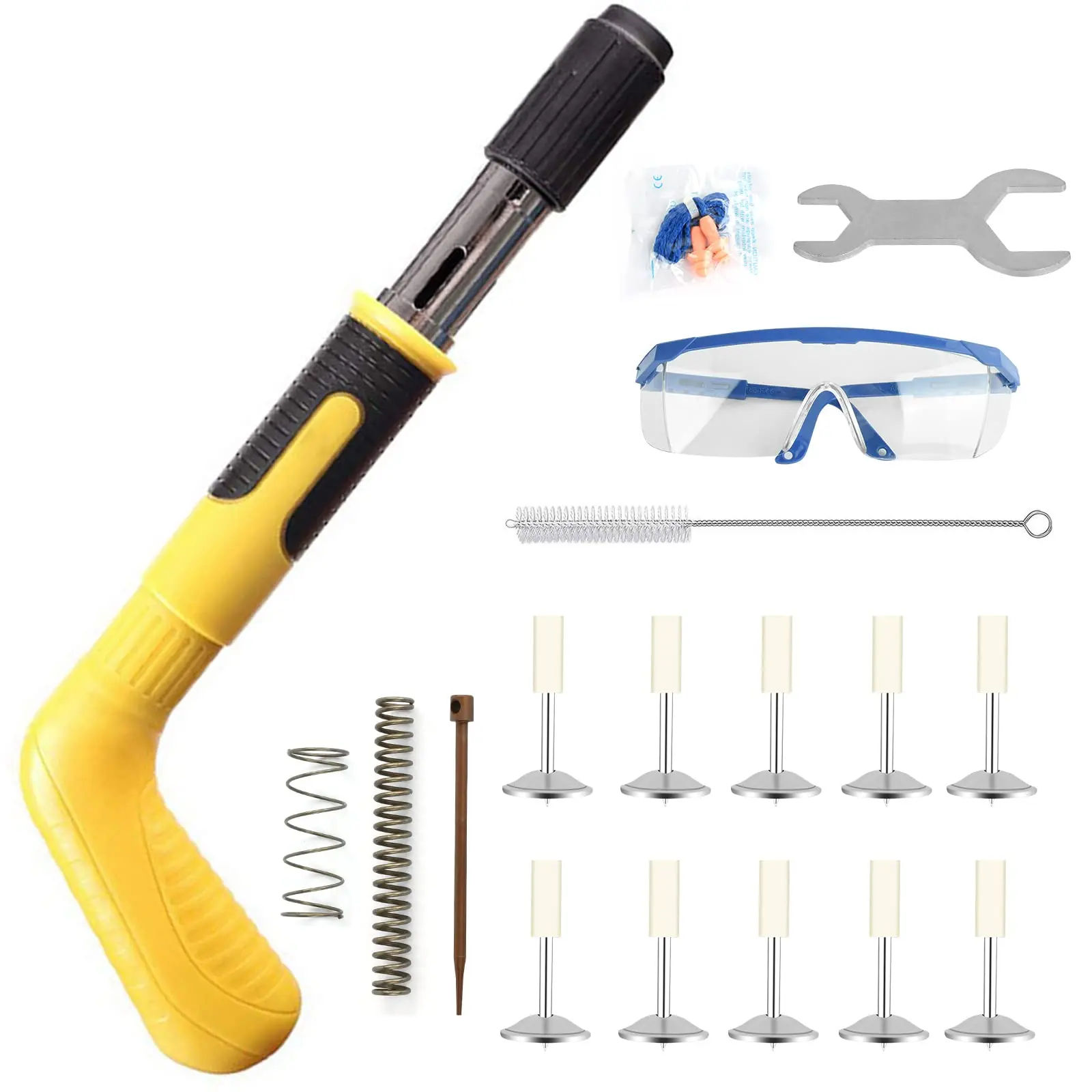 

Ручной пистолет для заклепок, мощное металлическое устройство для закрепления бетонных стен, прорезывающее устройство, портативный экономичный инструмент для крепления