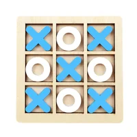 Montessori Play Game Wooden Toy Mini Chess Interaction Puzzle Training Brain Learing Early Educational Toys For Children Kids 4