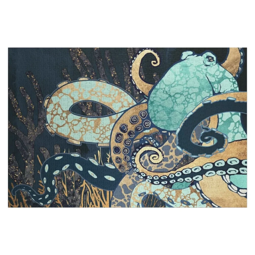 

Metallic Octopus II Jigsaw Puzzle Game Children Custom Photo Personalized Gift Customized Gifts For Kids Puzzle