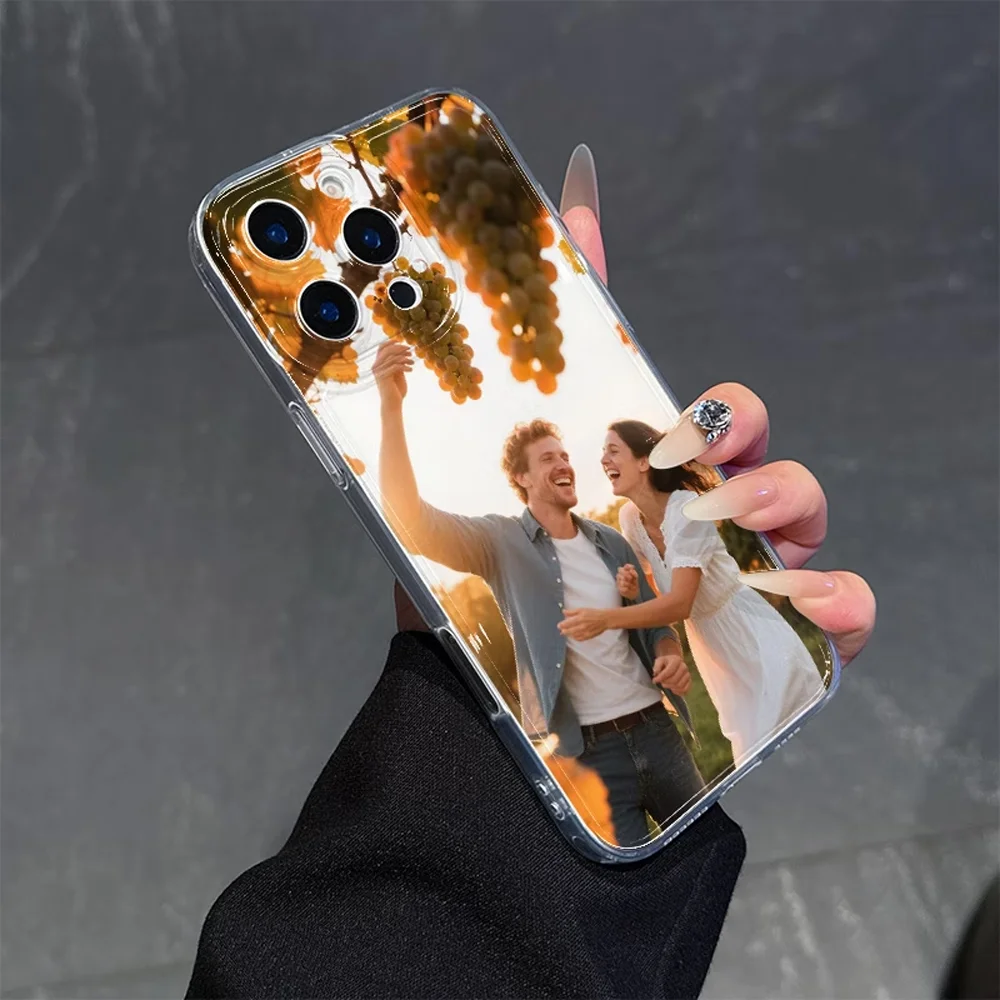 Personalized TPU Shockproof Phone Case - Customizable Protective Back Cover