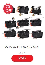 Description Picture 4 of item1PCS V-156-1C25 15A The micro switch, Push Button SPDT Momentary Snap Action Limit switch, travel switch