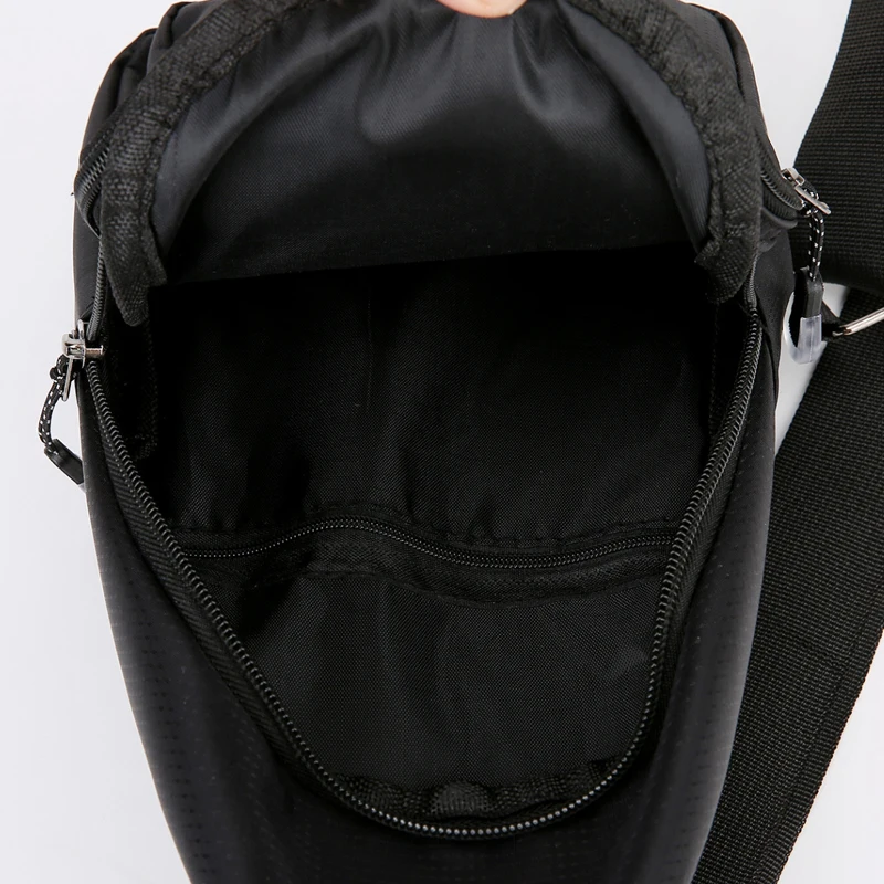 Men's chest bag - multifunctional multi compartment chest bag, durable nylon for outdoor travel, hiking and daily use, sports de