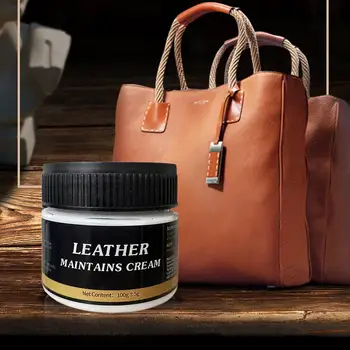 Leather Jacket Decontamination Cleaner & Polishing Wax - Car Leather Restorer With Coloring Care For Ultimate Protection P8W4