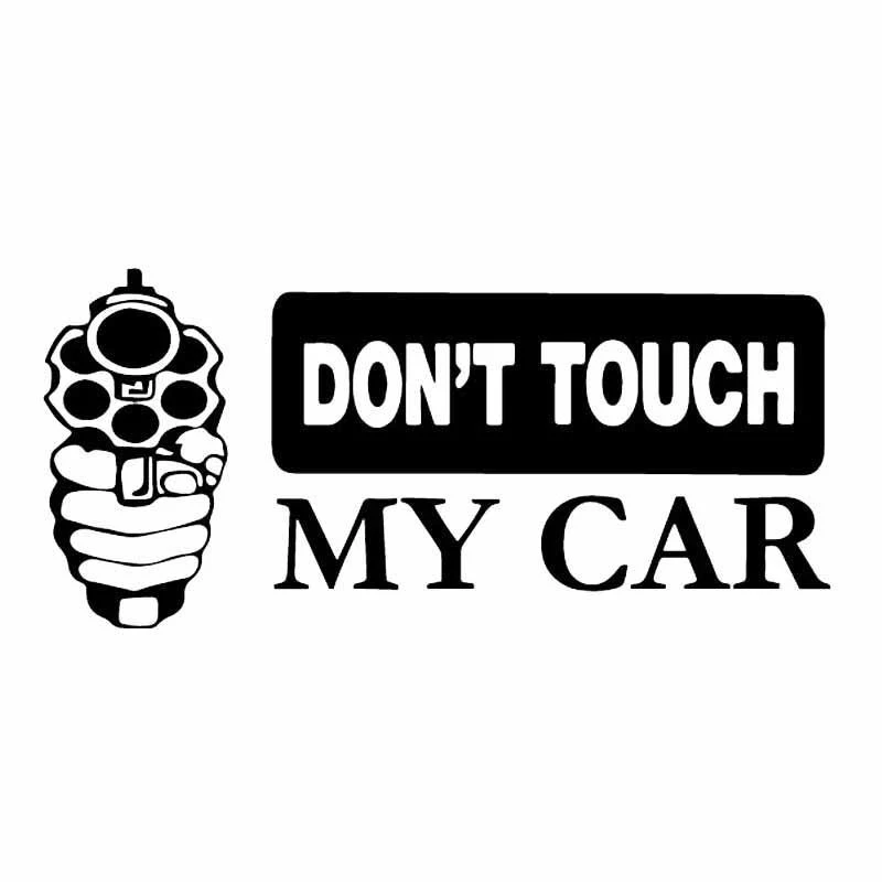 

Z1066# Die-Cut Vinyl Decal For DON'T TOUCH MY CAR Car Sticker Waterproof Auto Decors on Car Body Bumper Rear Window Laptop