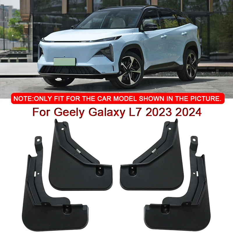 

For Geely Galaxy L7 2023 2024 Car Styling ABS Car Mud Flaps Splash Guard Mudguards MudFlaps Front Rear Fender Auto Accessories